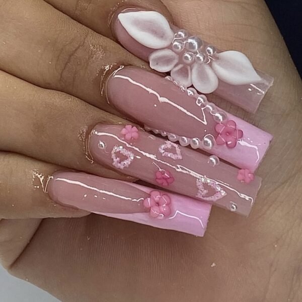 10027 Blush Blossoms & Pearly Whispers