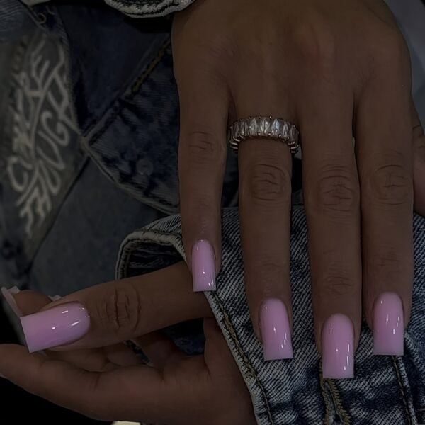 Misty Pink Crystal · Glassy Nude Glow