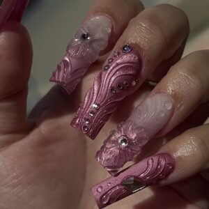 10074 Crimson Violet Emboss · Floral Feast Chronicle