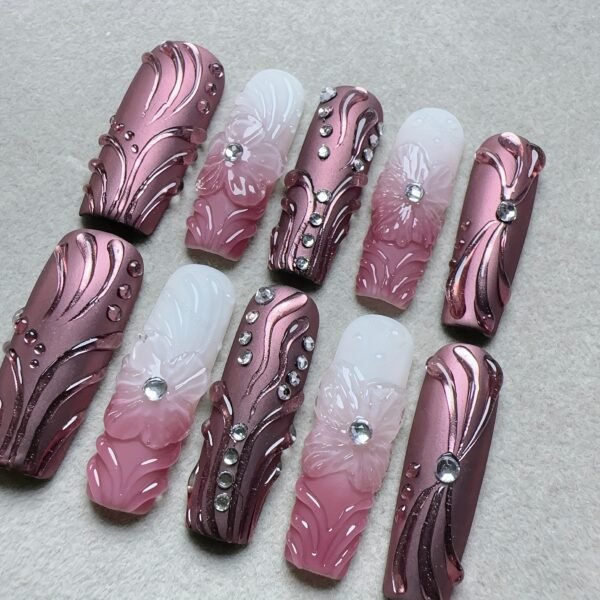 10075 Crimson Violet Emboss · Floral Feast Chronicle