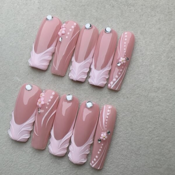 Pink-Nude Floral Carving · Sweet-Luxury Whisper