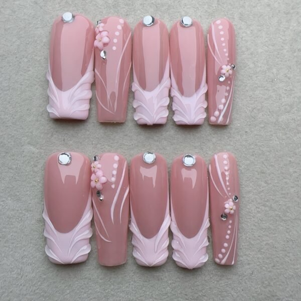 Pink-Nude Floral Carving · Sweet-Luxury Whisper