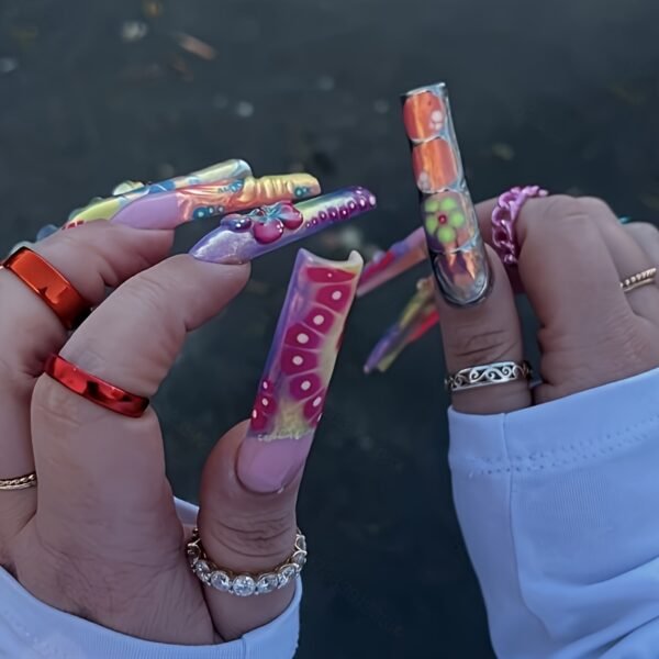 Rainbow Floral Art Rhyme