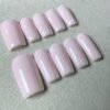 10147 Pink Minimalist Elegant Nails