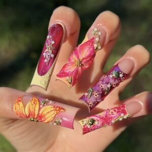 10192 Ocean Rhyme Floral Diamond Dream Luxury Art