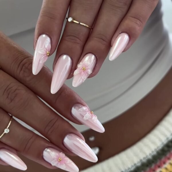 Pink Rhyme Floral Note