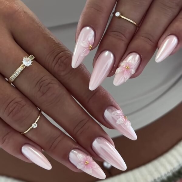 Pink Rhyme Floral Note