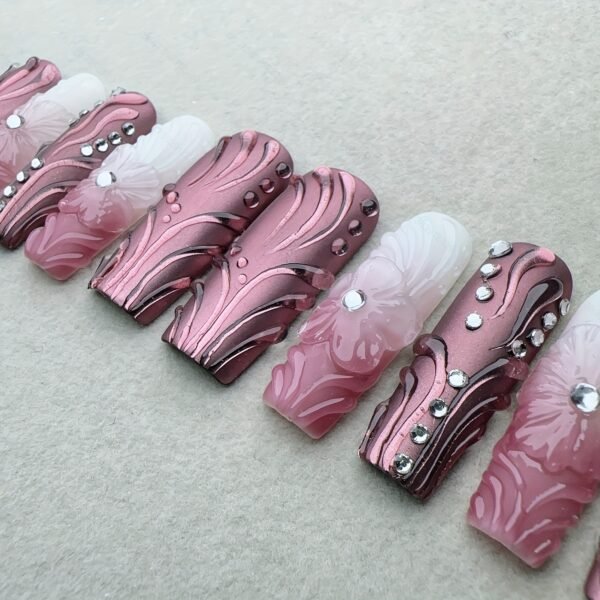 10016 Purple Carved Luxury Rhyme