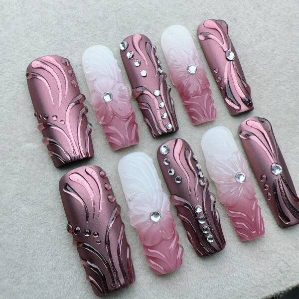 10018 Purple Carved Luxury Rhyme