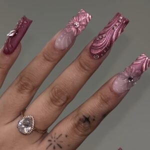 Soft Pink Elegant Pure Rhyme