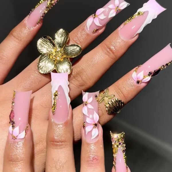 Floral Island Sea Rhyme Art Nail Series