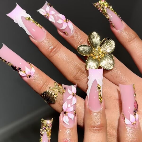 Floral Island Sea Rhyme Art Nail Series