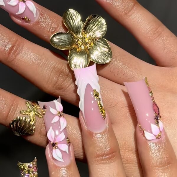 Floral Island Sea Rhyme Art Nail Series