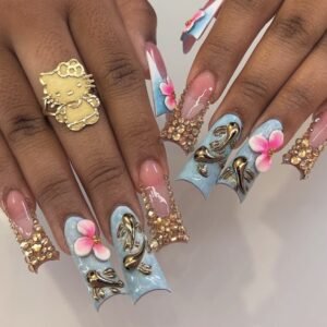 Golden Koi Floral Luxe Realm