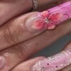 10224 Pink Floral Swirl Rhyme