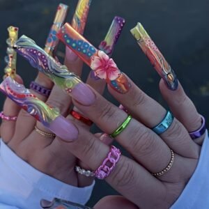 Colorful Art Floral Realm