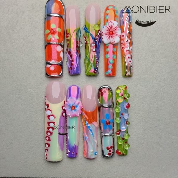 Colorful Art Floral Realm