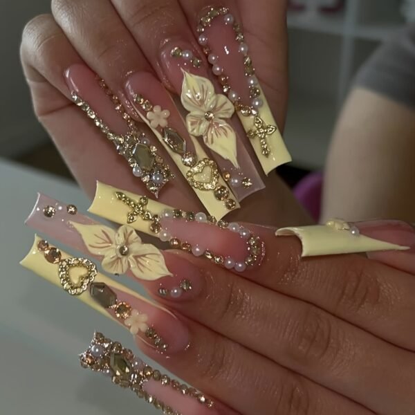 Golden Elegant Floral Rhyme